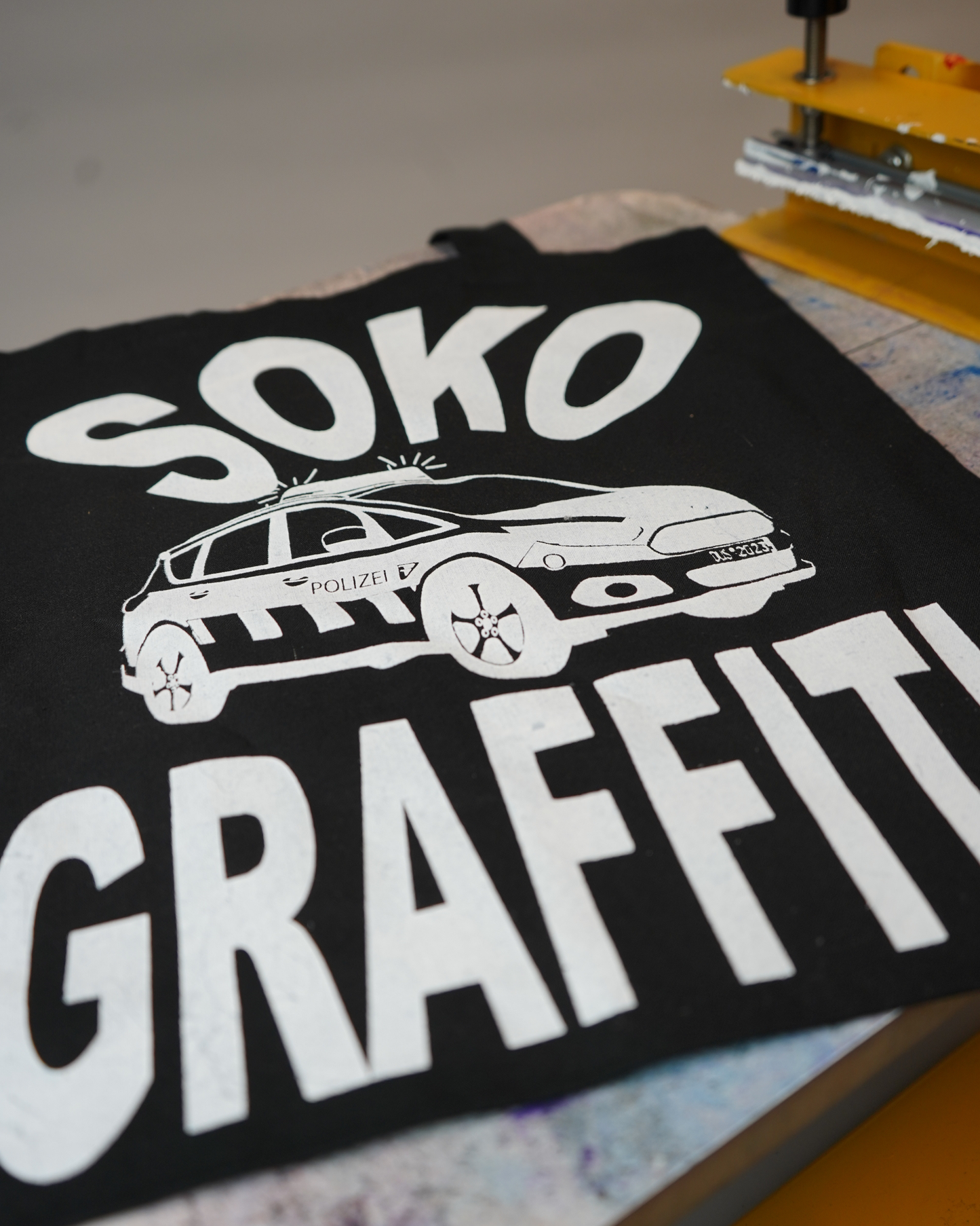 Beutel "Soko Graffiti" - Schwarz