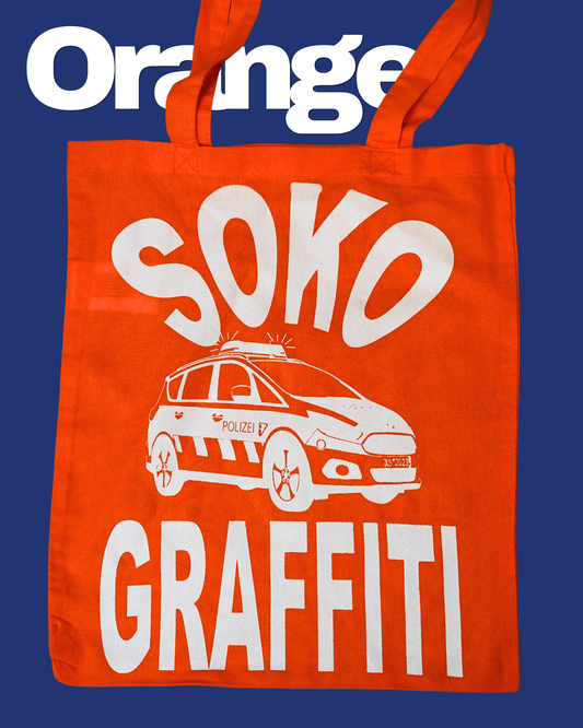 Beutel "Soko Graffiti" - Orange