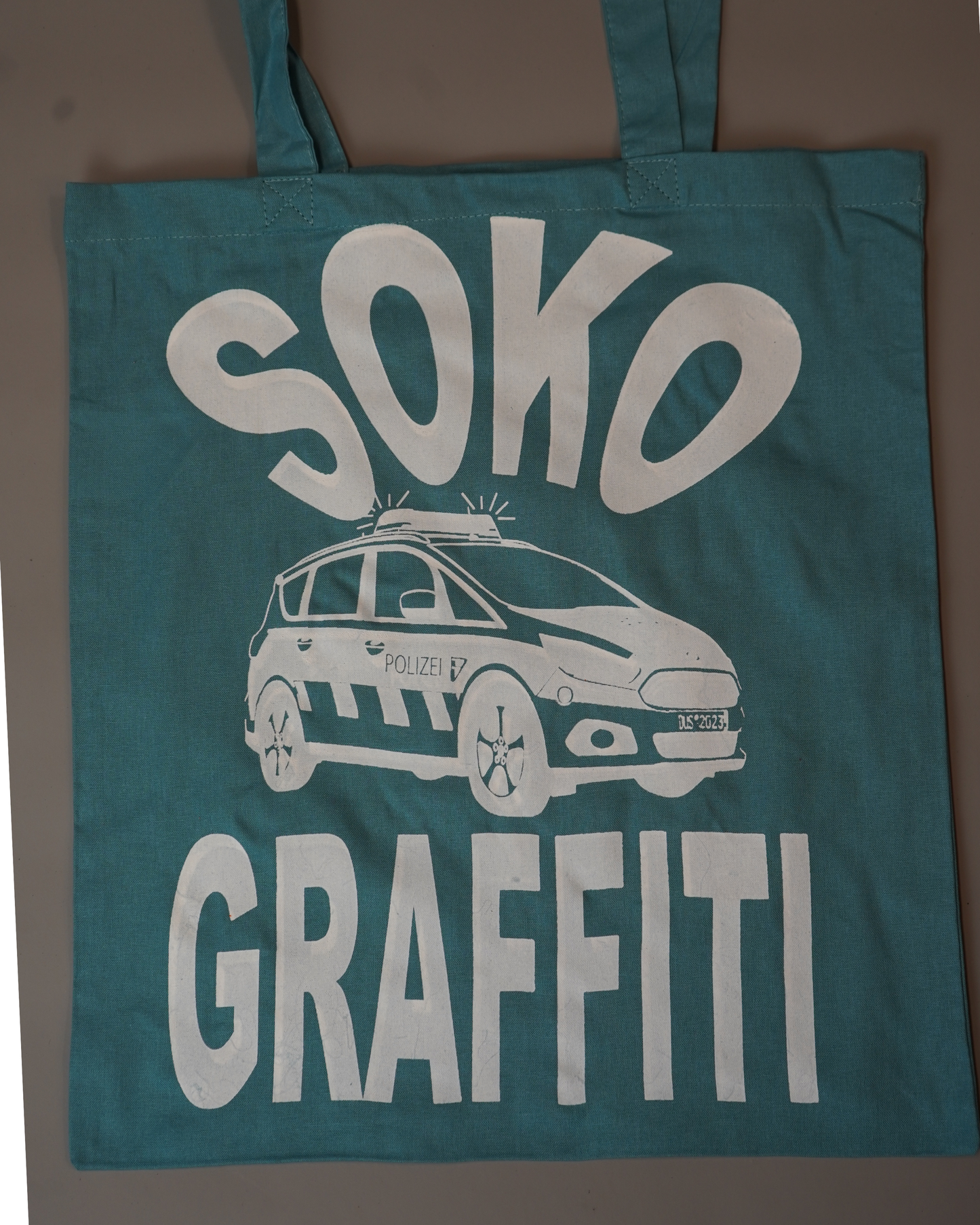 Beutel "Soko Graffiti" - Hellbblau